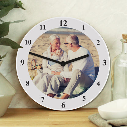 Personalised Photo Upload Wooden Clock - image 3