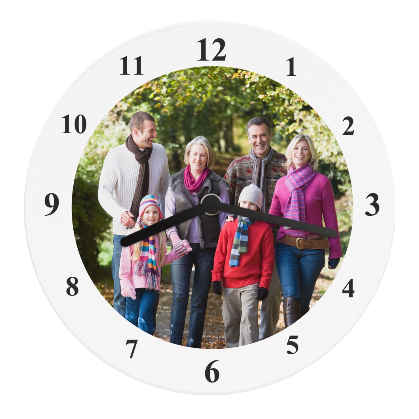 Personalised Photo Upload Wooden Clock - image 5