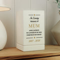 Personalised Memorial Small Wooden Urn from Heartfelt Gifts