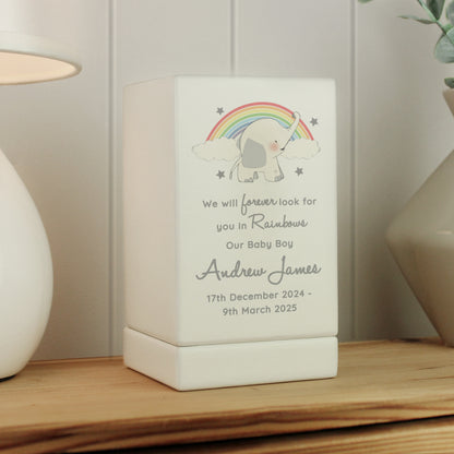 Personalised Childs Memorial Small Wooden Urn from Heartfelt Gifts