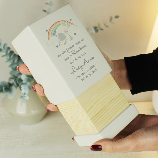Personalised Childs Memorial Small Wooden Urn - image 2