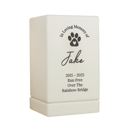 Personalised Pet Memorial Small Wooden Urn - image 5