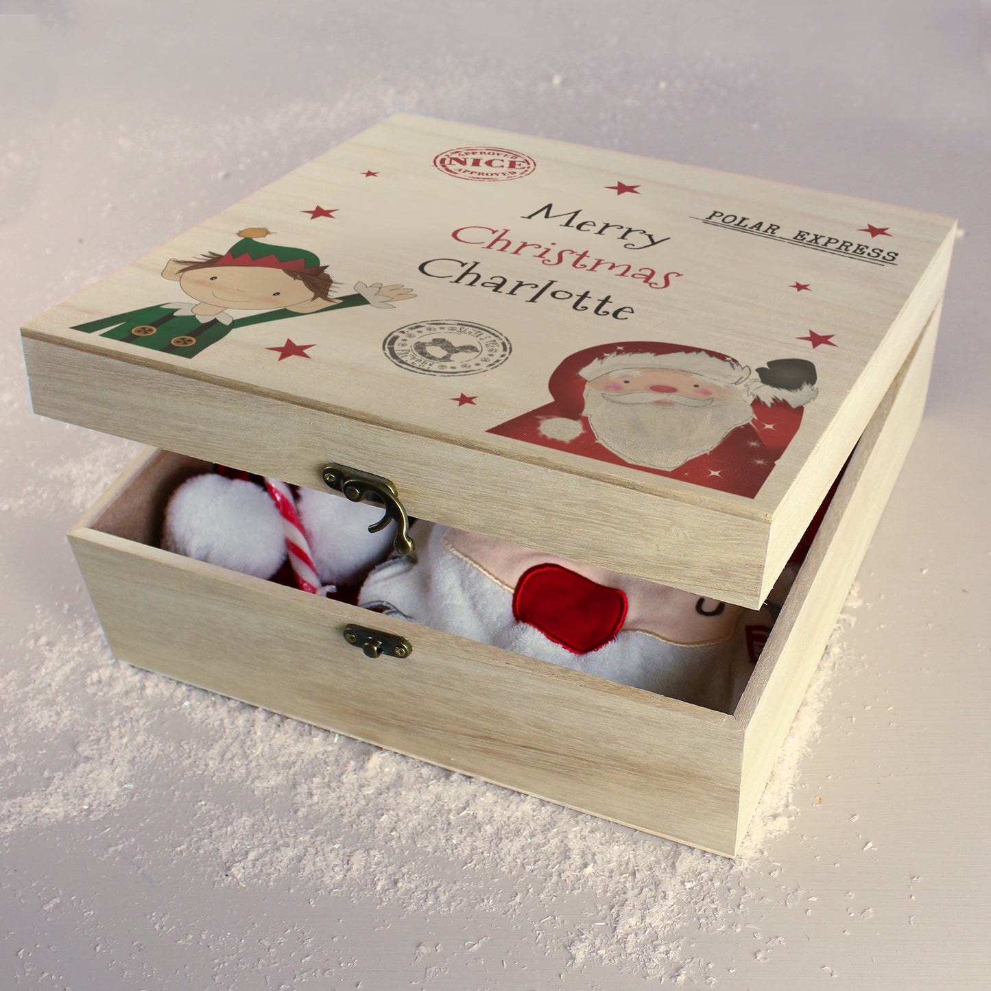 Personalised Wooden Christmas Eve Box - image 2