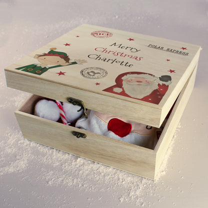 Personalised Wooden Christmas Eve Box - image 2