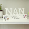 Personalised Wild Flowers Nan Ornament from Heartfelt Gifts