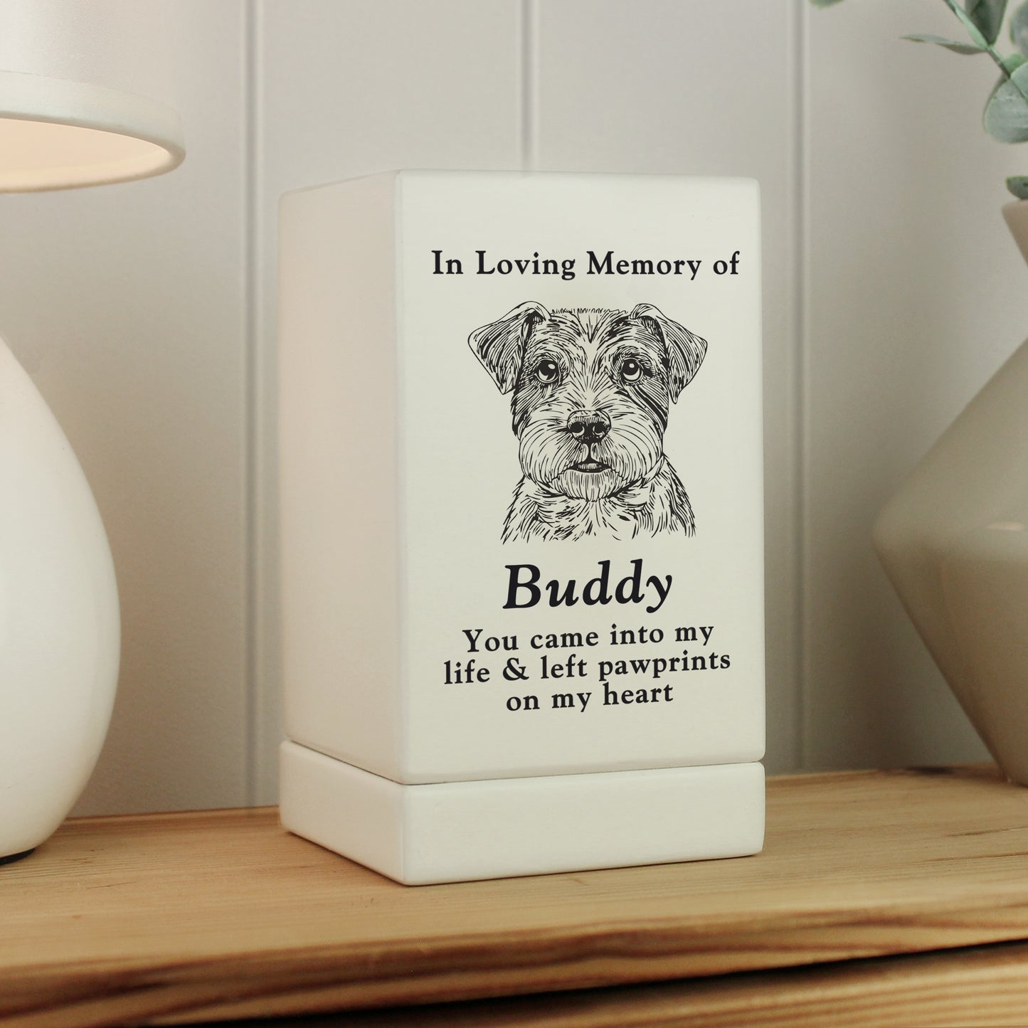 Personalised Dog Breed Small Memorial Urn - image 3