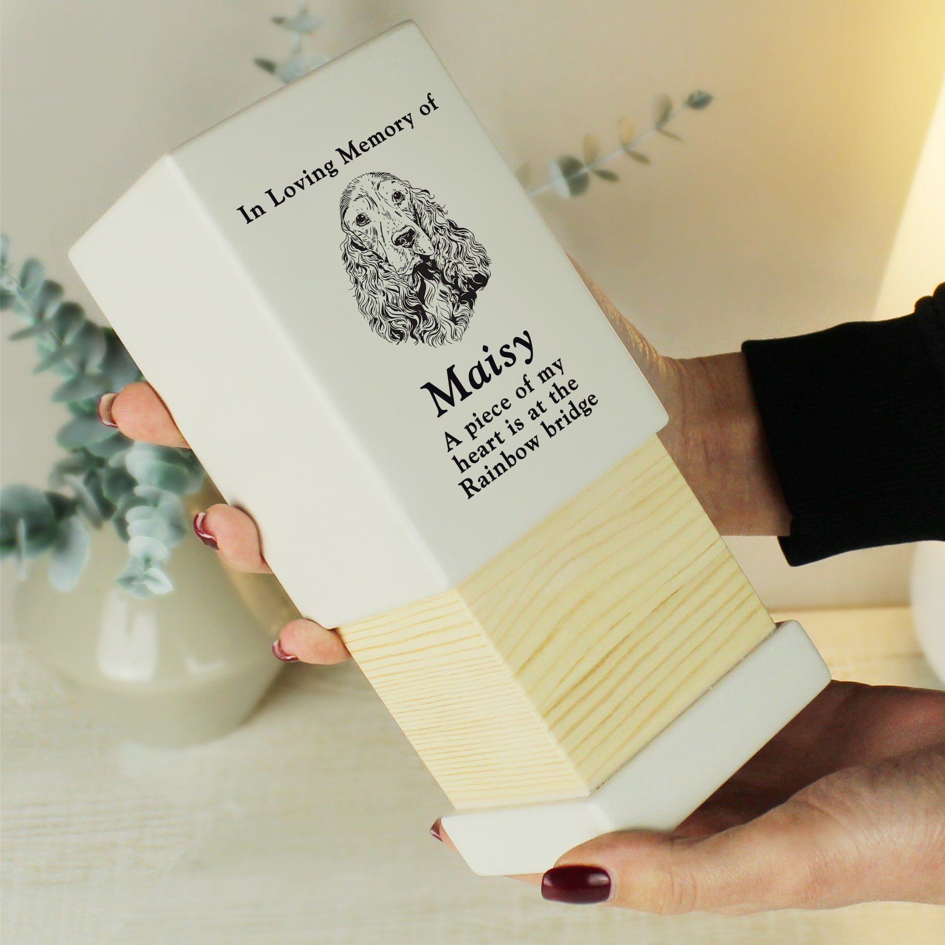 Personalised Dog Breed Small Memorial Urn - image 4