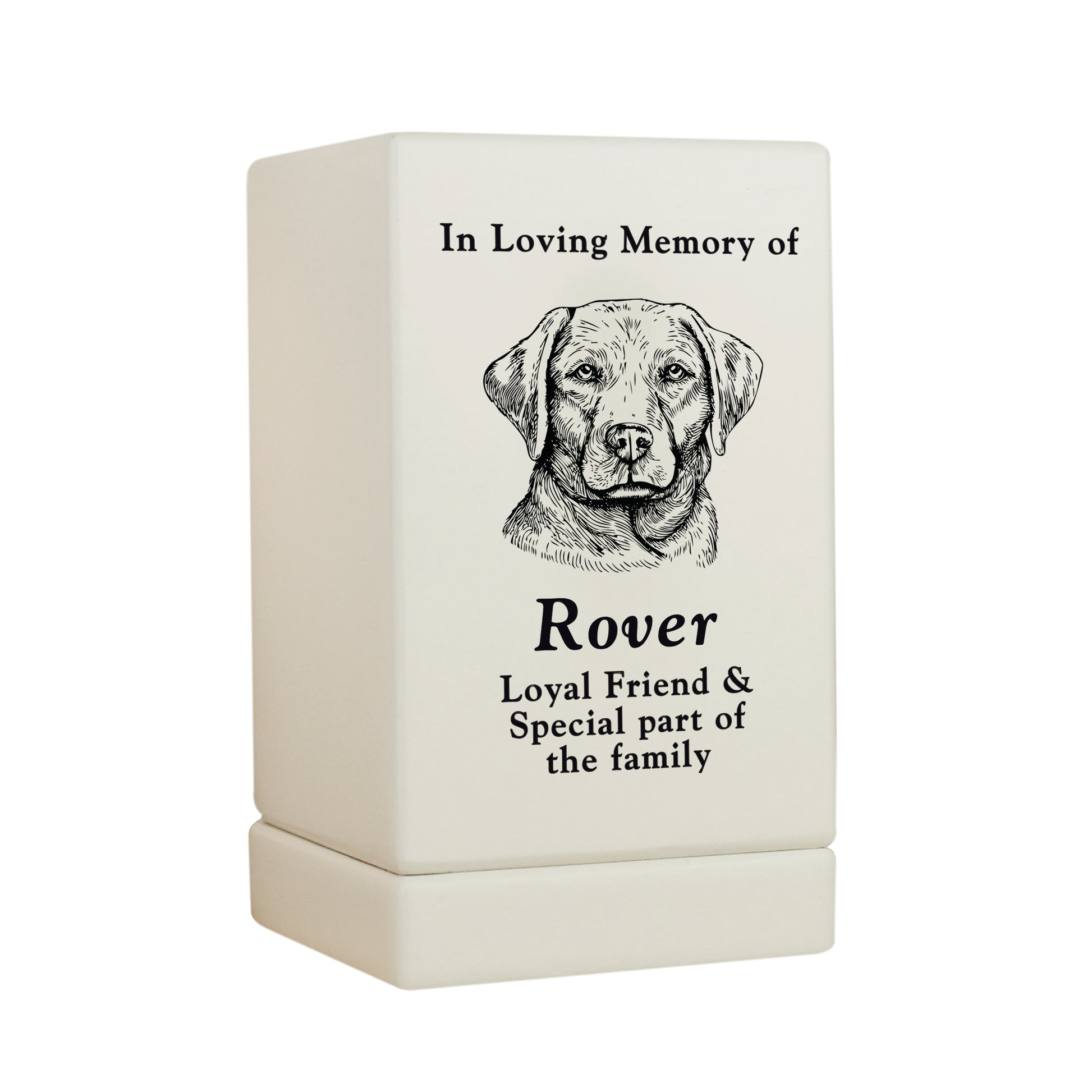 Personalised Dog Breed Small Memorial Urn - image 5