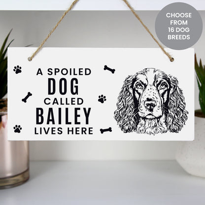 Personalised Dog Breed Wooden Sign from Heartfelt Gifts