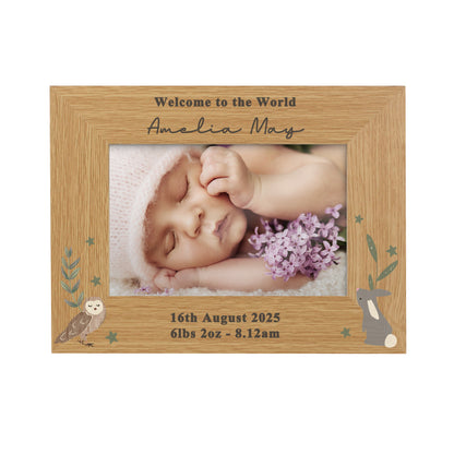 Personalised Woodland Animals 6x4 Photo Frame - image 4