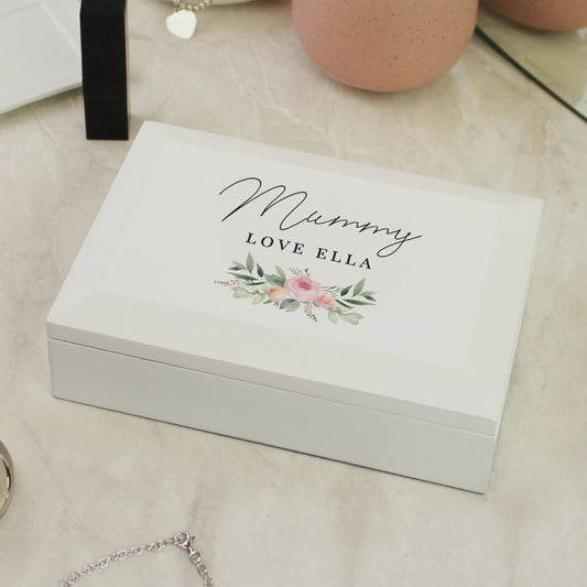 Personalised Wedding Wooden Jewellery Box - image 3