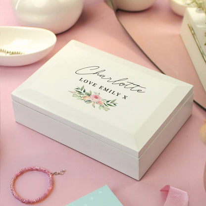 Personalised Wedding Wooden Jewellery Box - image 4