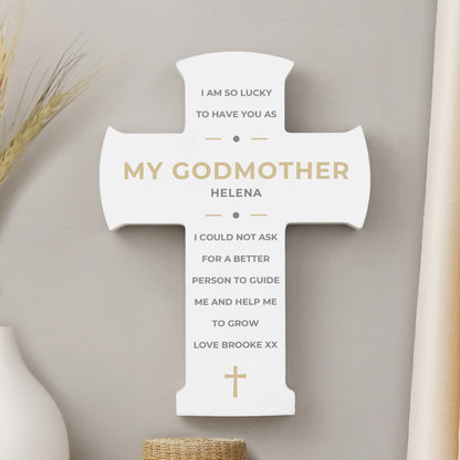 Personalised Wooden Cross Ornament - image 7