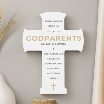 Personalised Wooden Cross Ornament - image 9