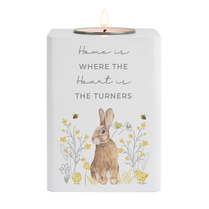 Personalised Spring Bunny Tealight Holder - image 5