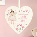 Personalised Fairy Princess Hanging Heart Ornament from Heartfelt Gifts