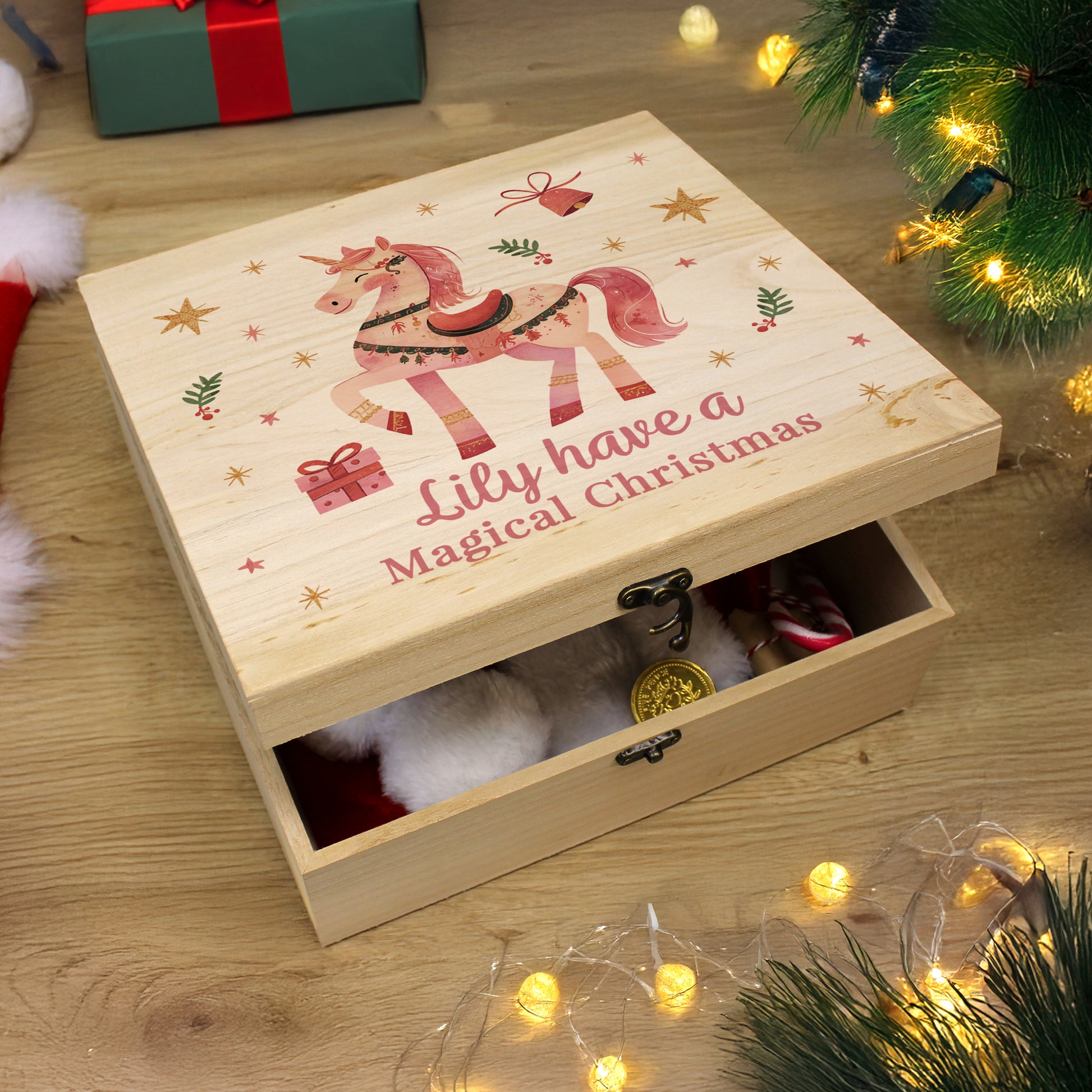Personalised Unicorn Christmas Eve Box – Magical Children's Christmas Gift - image 2