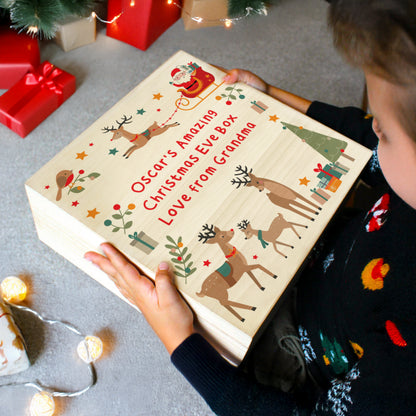 Personalised Santa & Reindeer Christmas Eve Box – Magical Children's Christmas Gift - image 4