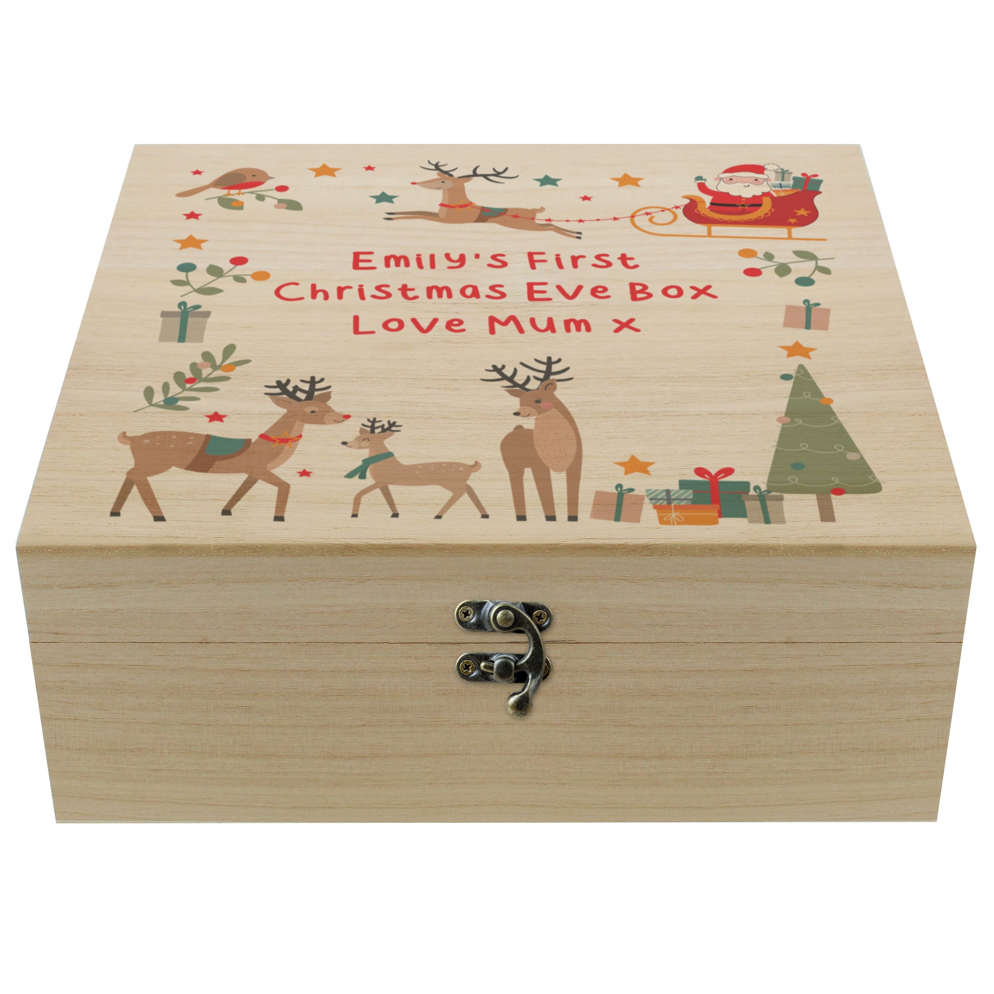 Personalised Santa & Reindeer Christmas Eve Box – Magical Children's Christmas Gift - image 5