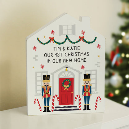 Personalised Nutcracker Christmas Wooden House Ornament – Christmas Keepsake - image 2