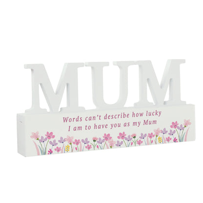 Personalised Floral Wooden Mum Ornament – Mother's Day Birthday Gift for Mum - image 5