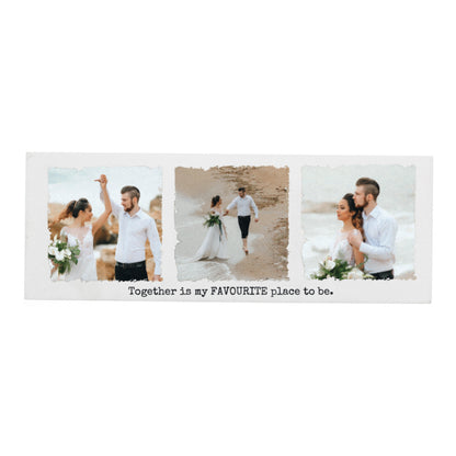 Personalised Photo Upload Mantel Block – Birthday Christmas Gift - image 5