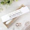 Personalised Black and Gold Free Text Certificate Holder – Wedding Gift