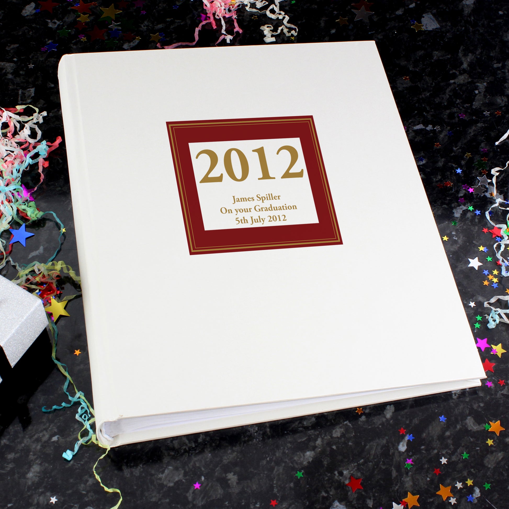 Personalised Red Square Traditional Photo Album from Heartfelt Gifts