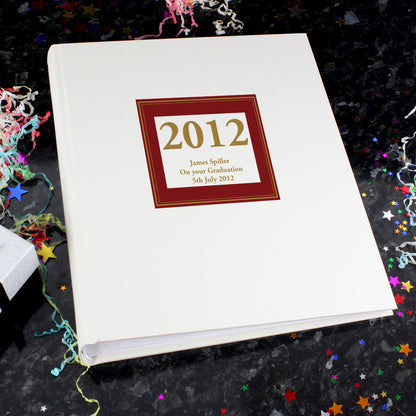 Personalised Red Square Traditional Photo Album from Heartfelt Gifts