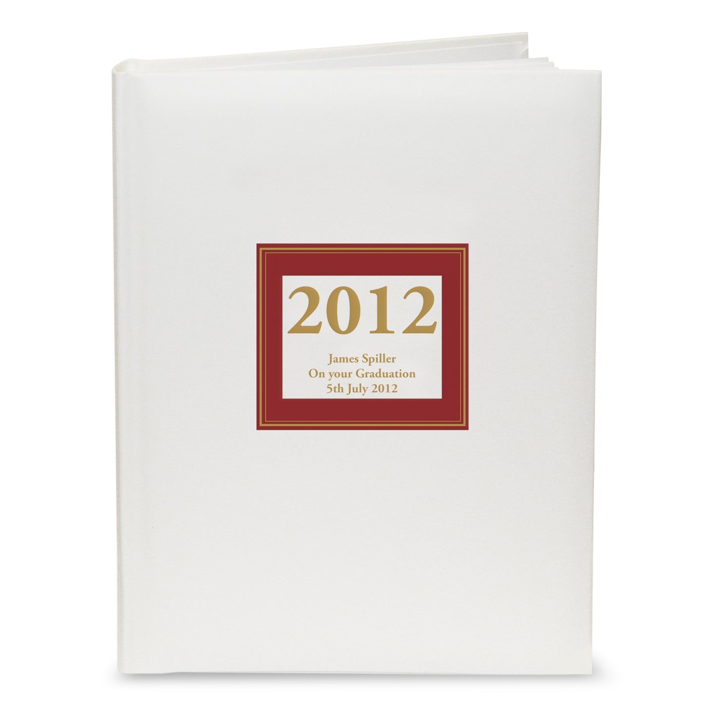 Personalised Red Square Traditional Photo Album - image 2