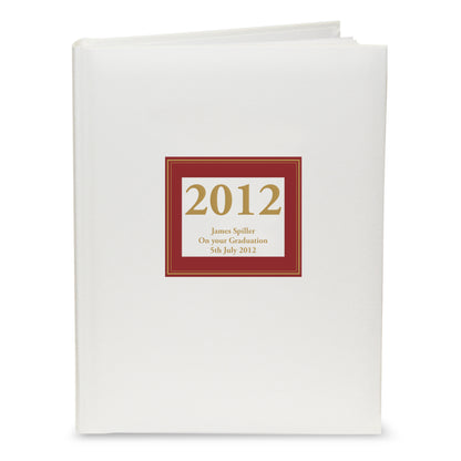 Personalised Red Square Traditional Photo Album - image 2