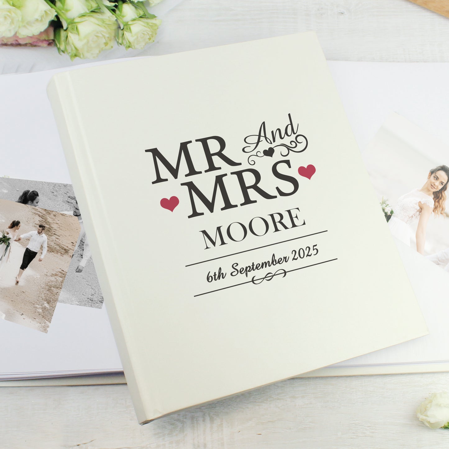 Personalised Mr & Mrs Traditional Photo Album - image 2