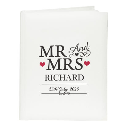 Personalised Mr & Mrs Traditional Photo Album - image 5