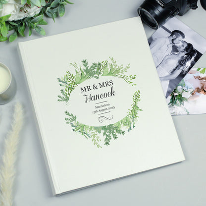 Personalised Fresh Botanical Traditional Photo Album from Heartfelt Gifts