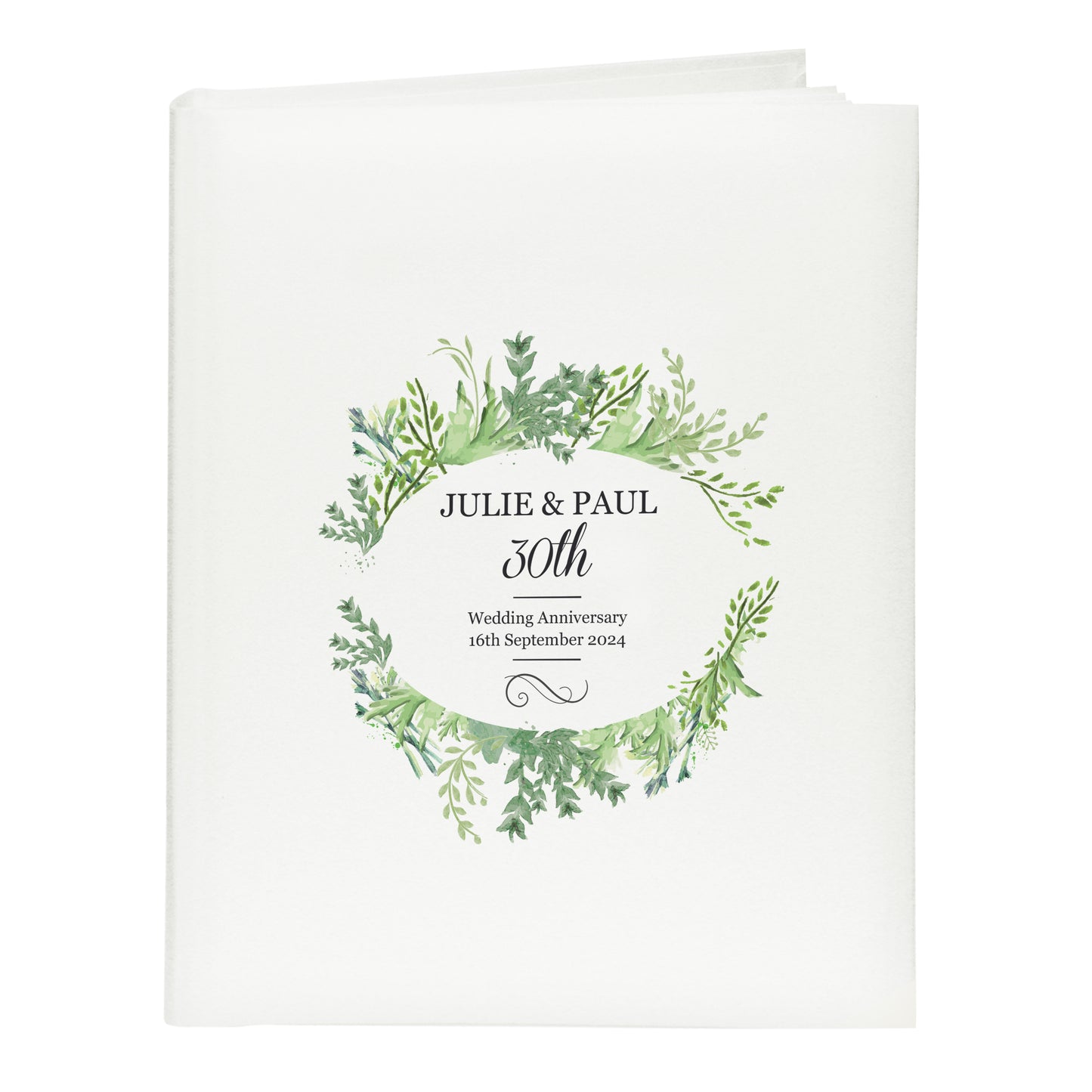 Personalised Fresh Botanical Traditional Photo Album - image 5