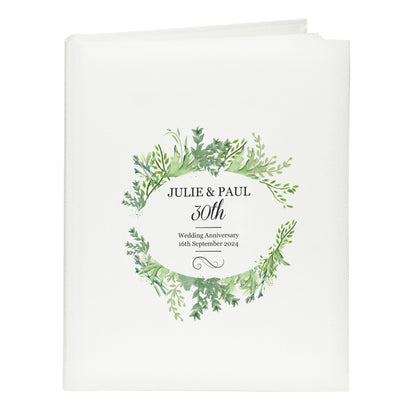 Personalised Fresh Botanical Traditional Photo Album - image 5