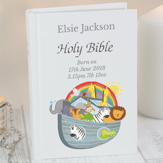 Personalised Noahs Ark Bible from Heartfelt Gifts