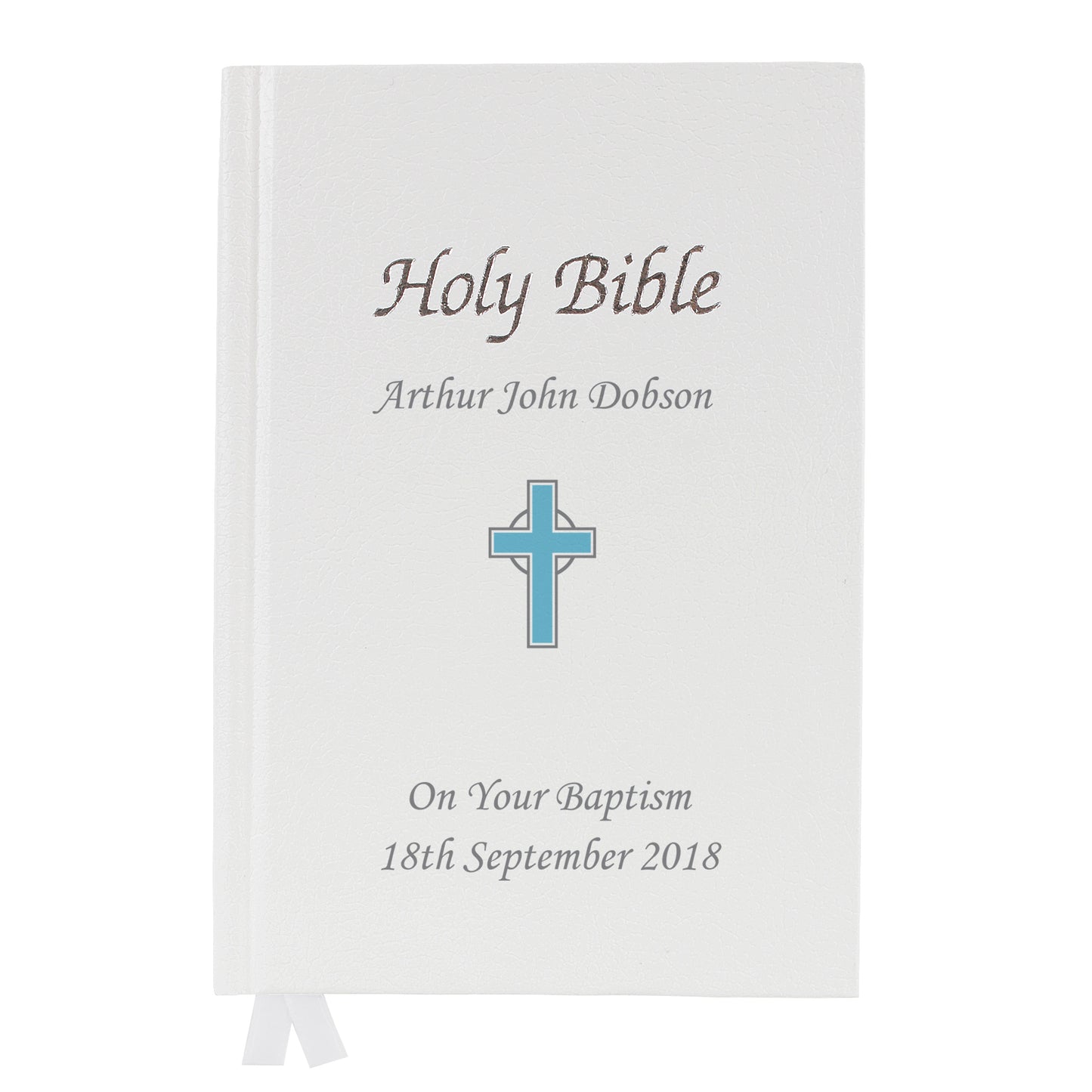 Personalised Blue Cross Bible - image 2