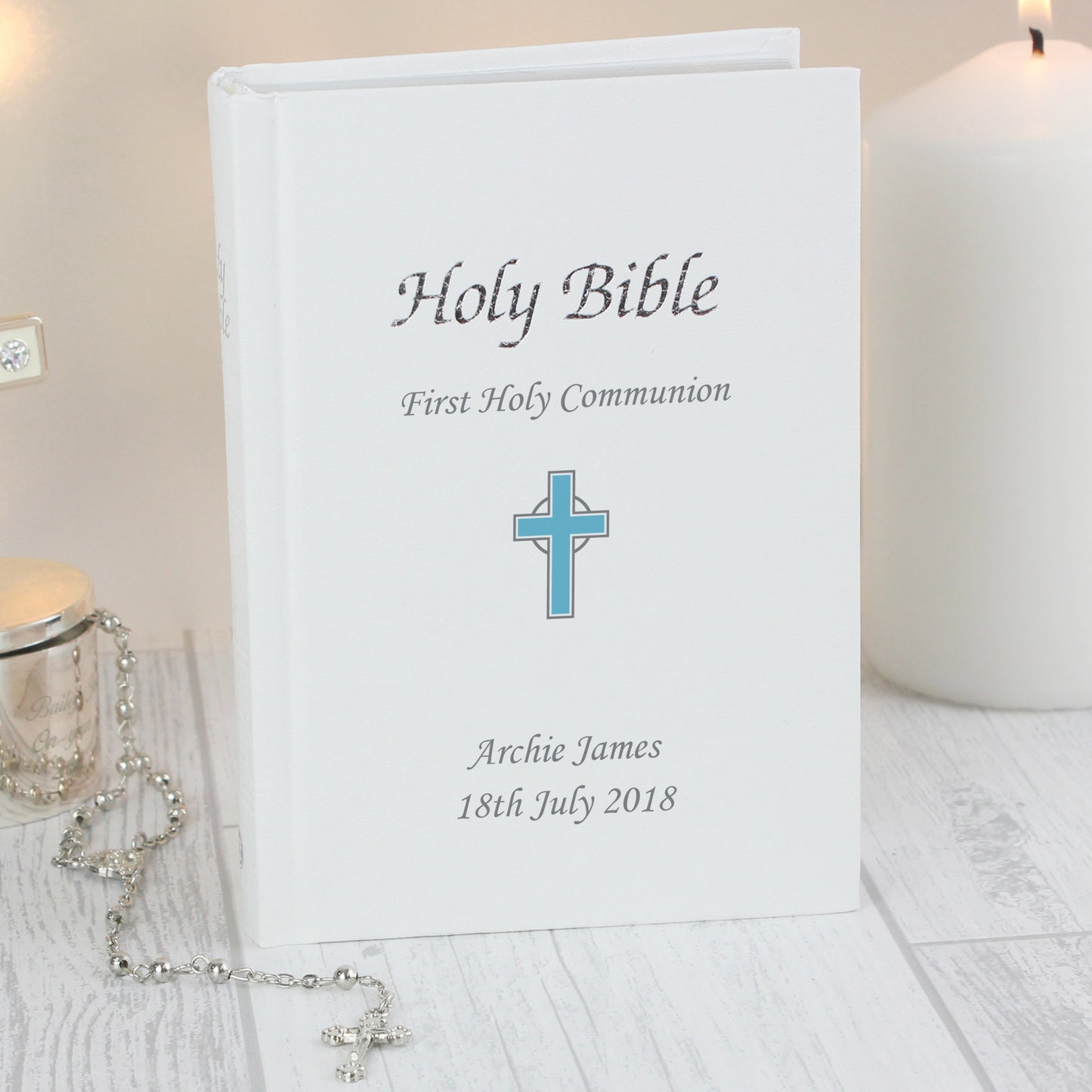 Personalised Blue Cross Bible - image 6