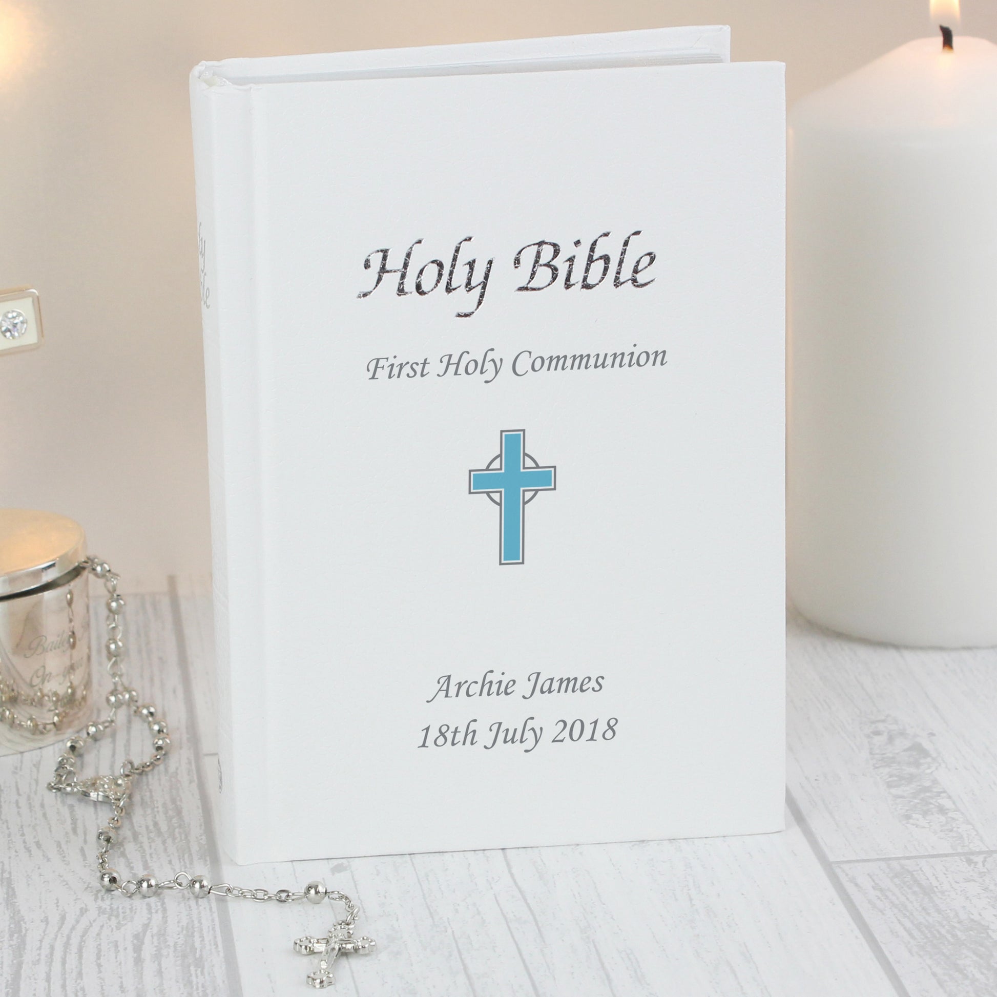 Personalised Blue Cross Bible - image 6