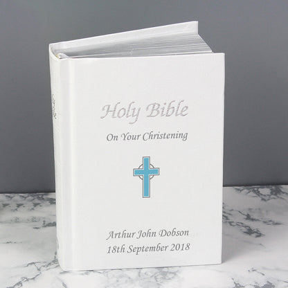 Personalised Blue Cross Bible - image 8
