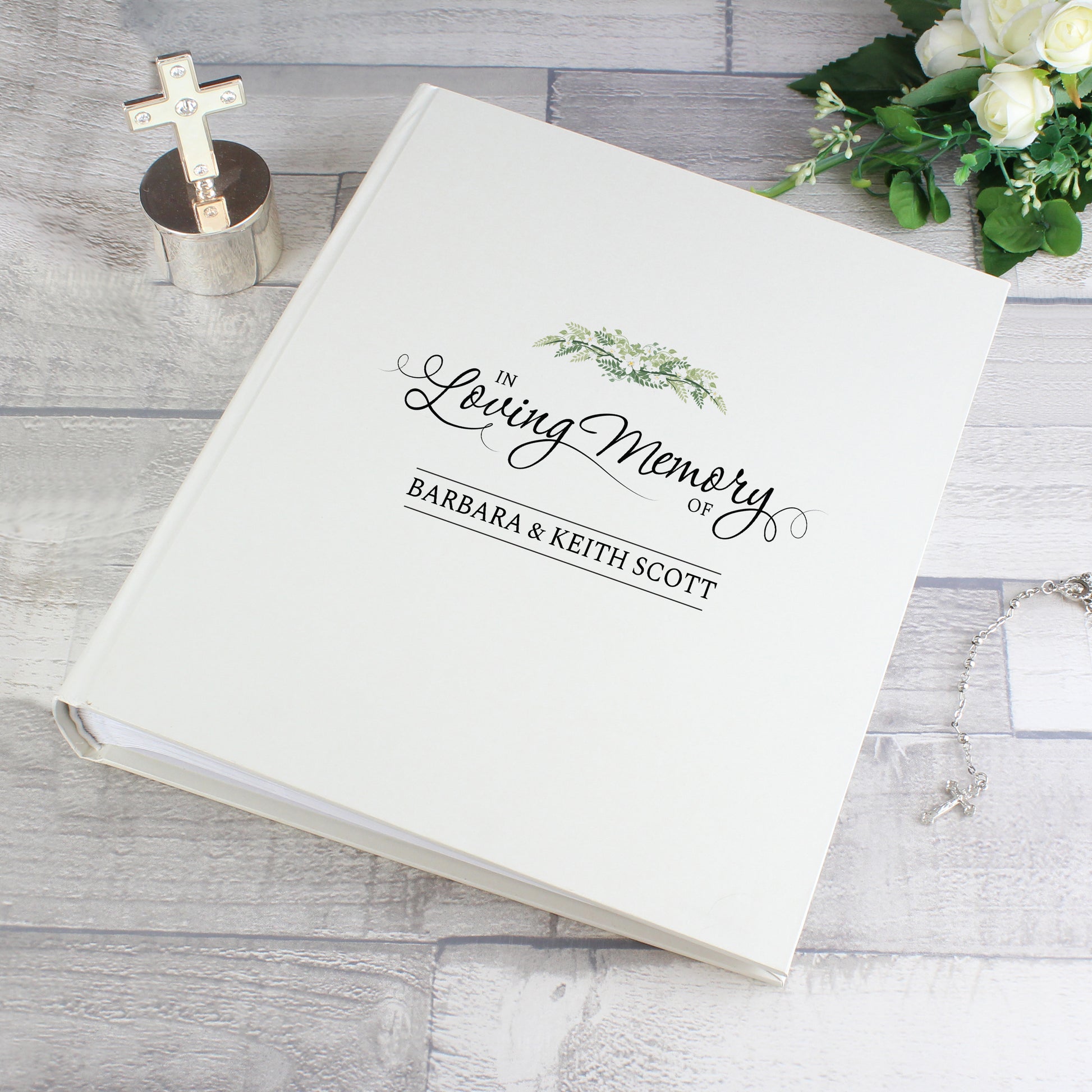 Personalised In Loving Memory Traditional Photo Album from Heartfelt Gifts