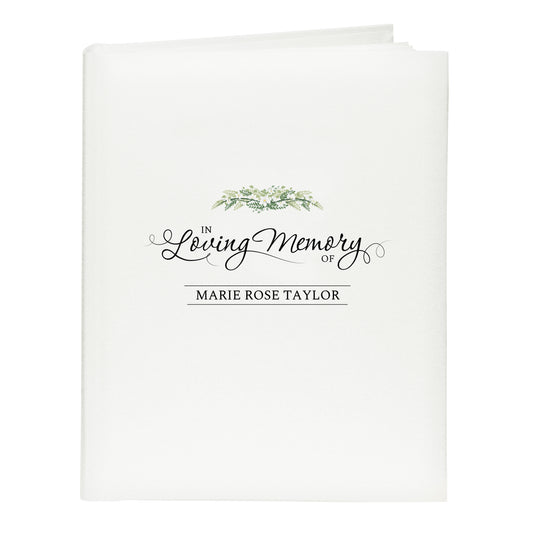 Personalised In Loving Memory Traditional Photo Album - image 2