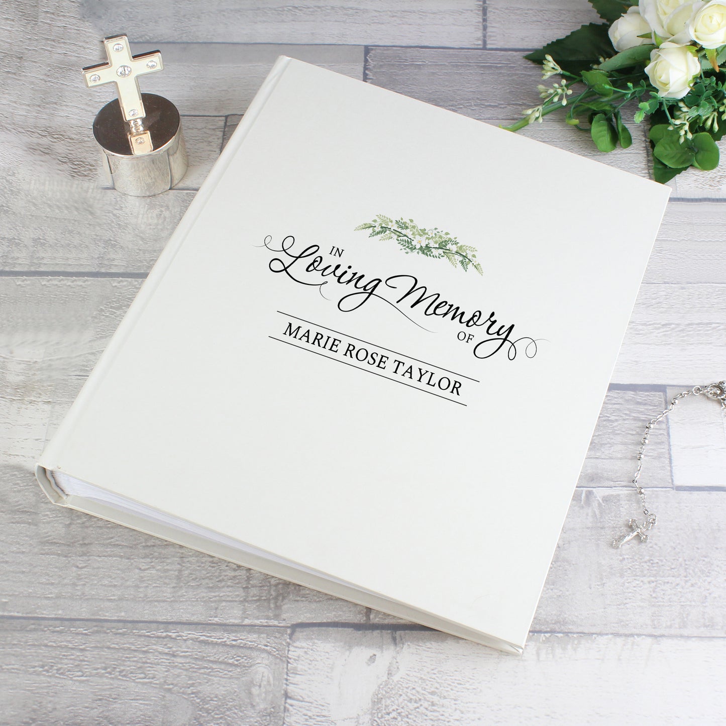 Personalised In Loving Memory Traditional Photo Album - image 3