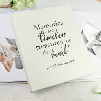 Personalised 'Memories are Timeless' Traditional Photo Album - image 2