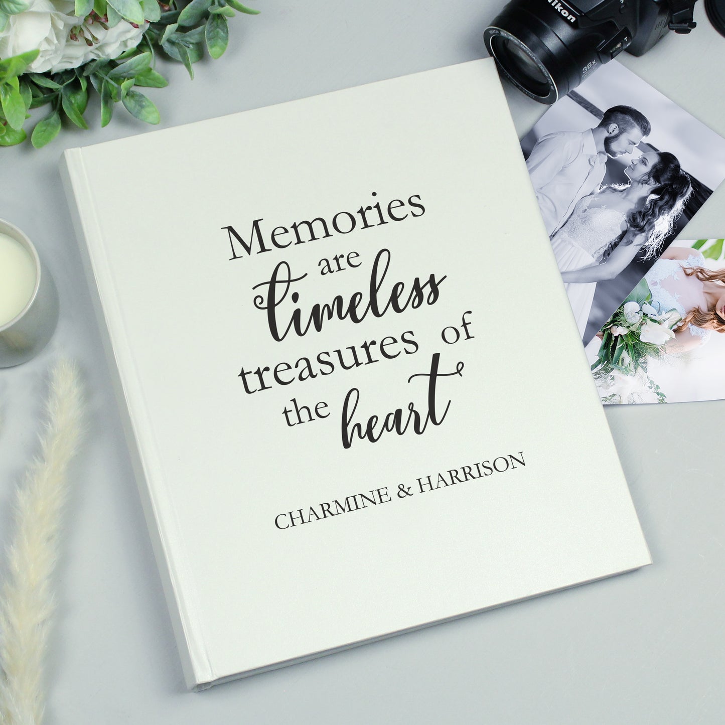 Personalised 'Memories are Timeless' Traditional Photo Album - image 4
