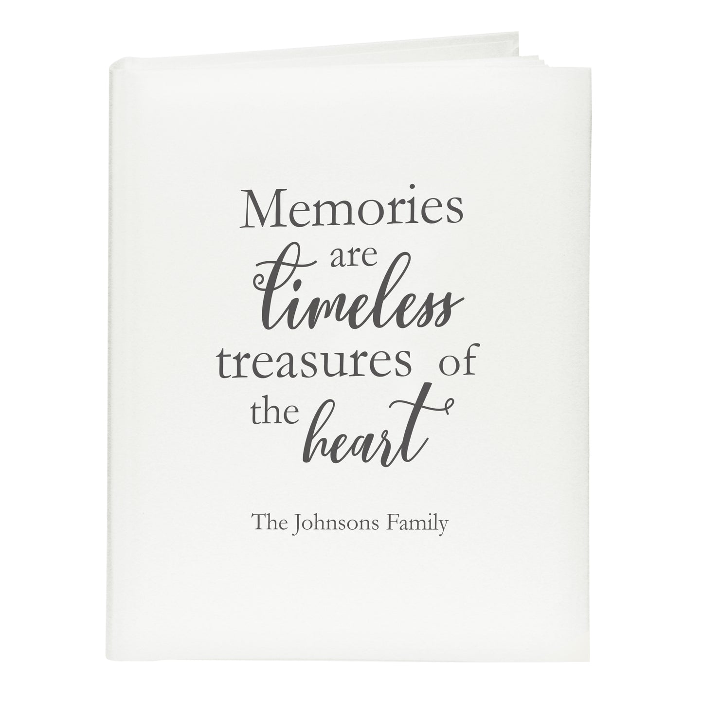 Personalised 'Memories are Timeless' Traditional Photo Album - image 5