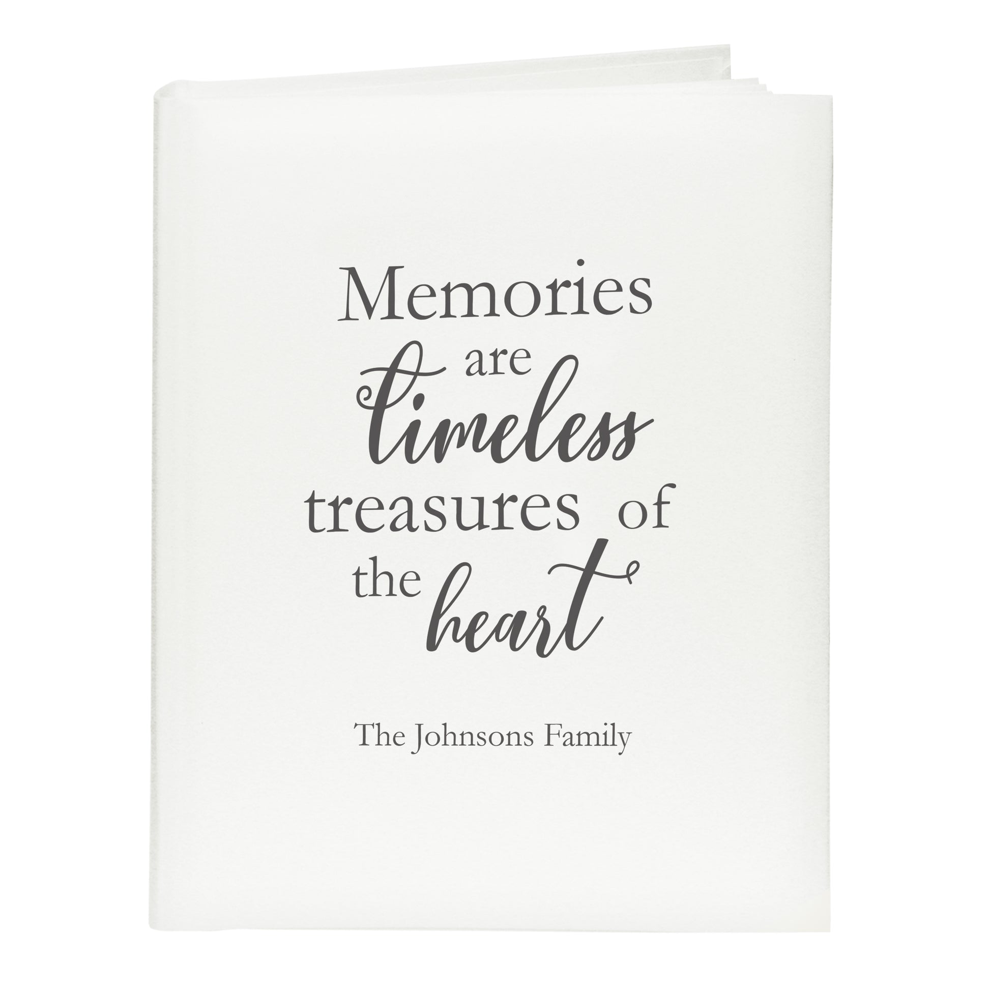 Personalised 'Memories are Timeless' Traditional Photo Album - image 5
