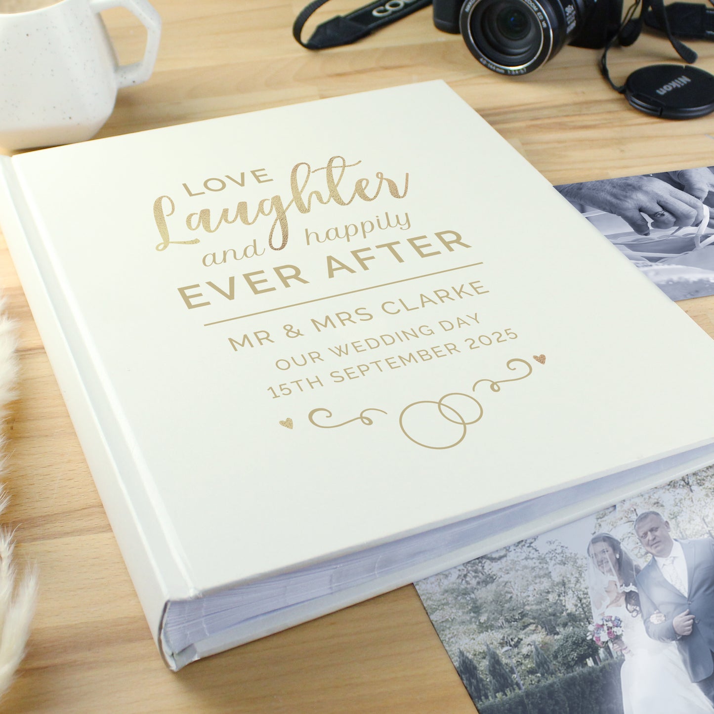 Personalised Happily Ever After Traditional Photo Album - image 3