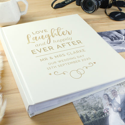 Personalised Happily Ever After Traditional Photo Album - image 3